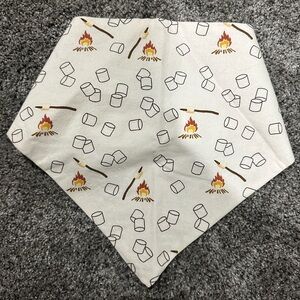 Campfire Marshmallow Dog Bandana